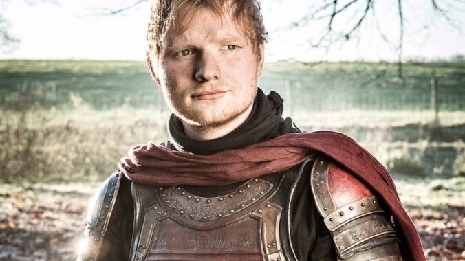 Rejoice, for Ed Sheeran's Game Of Thrones character was apparently maimed by dragons