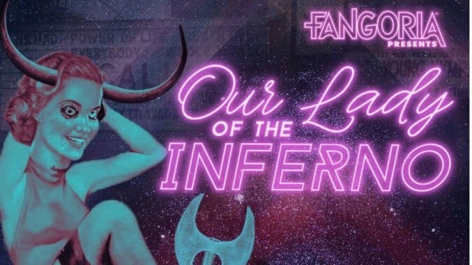 Horror legend Barbara Crampton to lead the audiobook cast of Fangoria's Our Lady Of The Inferno