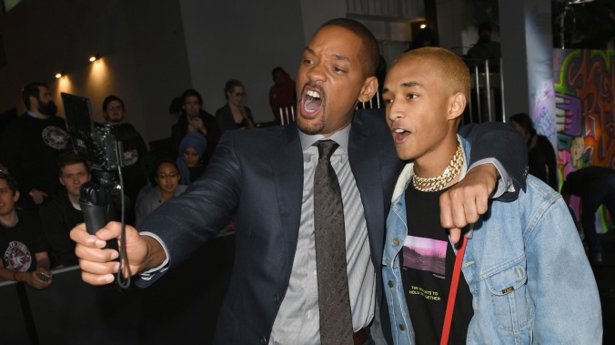 Will Smith embraces his cheesy dad side by dropping in on his kid's Coachella set