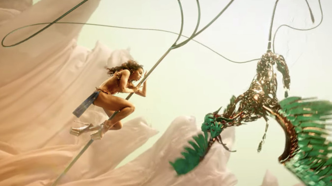 FKA Twigs pole dances into fantasy in the immersive clip for new single "Cellophane"