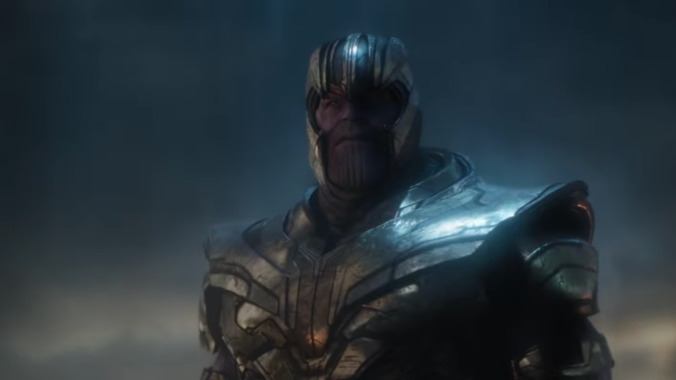 Thanos hosts SNL, decimates the cast, and rides for Hoobastank in amusing spec script