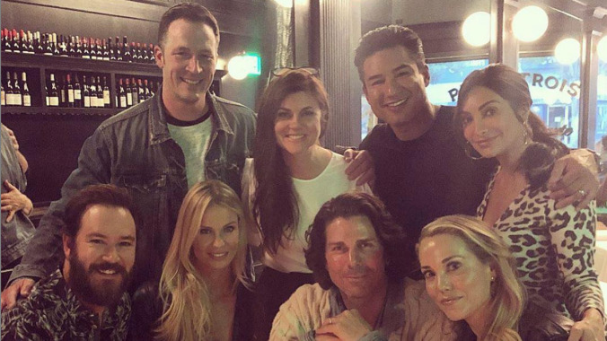 Saved By The Bell cast swaps out Screech and Lisa for their spouses in new reunion photo