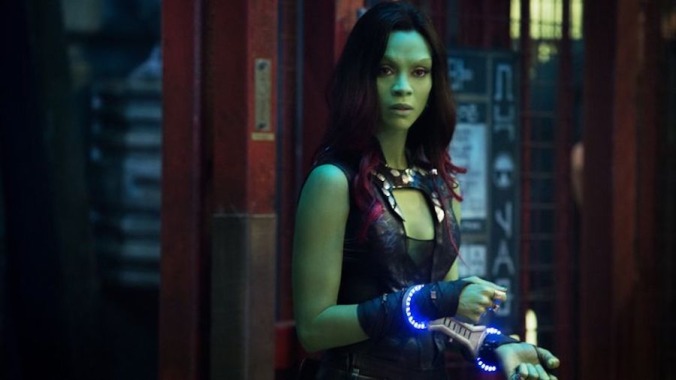 Gamora putting on lipstick is now a weirdly versatile meme