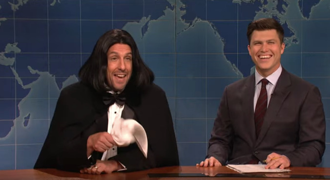 Adam Sandler brings some nostalgic professionalism to an otherwise tired Saturday Night Live