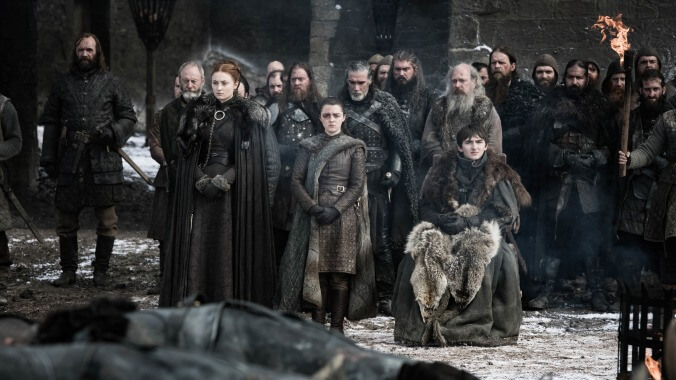 Winterfell mourns in the antepenultimate episode of That’s So Sansa