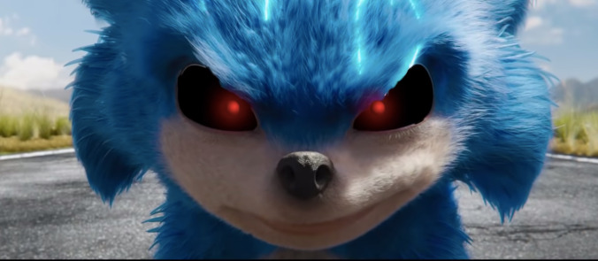 It doesn't take much to turn the Sonic The Hedgehog trailer into a horror movie