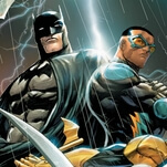 A new superhero team takes action in this Batman And The Outsiders #1 exclusive