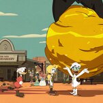 DuckTales goes back to Scrooge's prospecting days and does its version of The Great Train Robbery