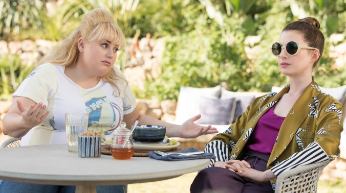 Anne Hathaway and Rebel Wilson’s new comedy The Hustle pulls an inelegant con