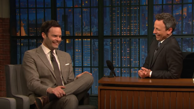 Bill Hader and Seth Meyers talk the Barry finale and getting loopy at 4 a.m. on SNL