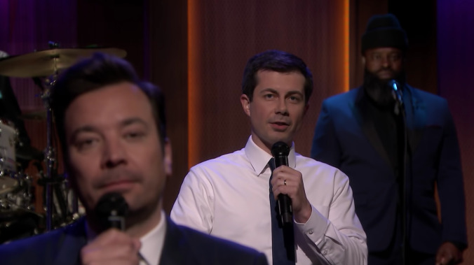 Pete Buttigieg takes a page from Obama by slow jamming the news