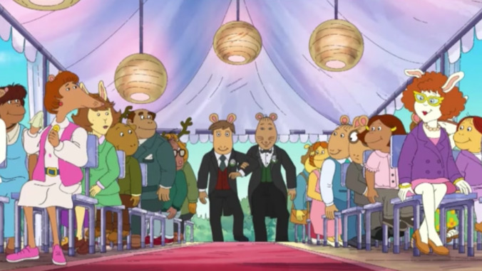 Arthur opens its 22nd season with a charming wedding for Mr. Ratburn and his partner