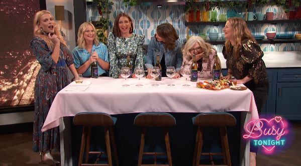 Busy Philipps and the Wine Country cast talk SNL, dildos, women directors, drink lots of wine