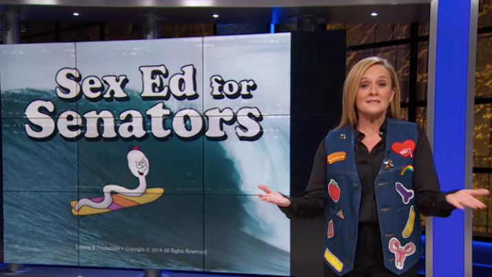 Sam Bee flunks anti-choice Republicans in her Sex Ed For Senators