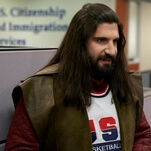 Nandor enters the Dunk Zone on a patriotic What We Do In The Shadows