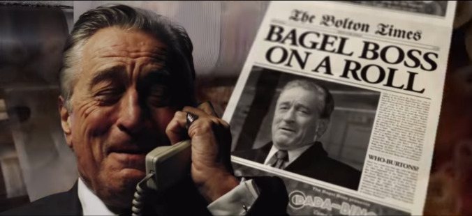 Ladies and gentlemen: Robert De Niro, bagel salesman