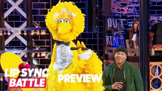 Jason Schwartzman bravely takes on Big Bird on Lip Sync Battle