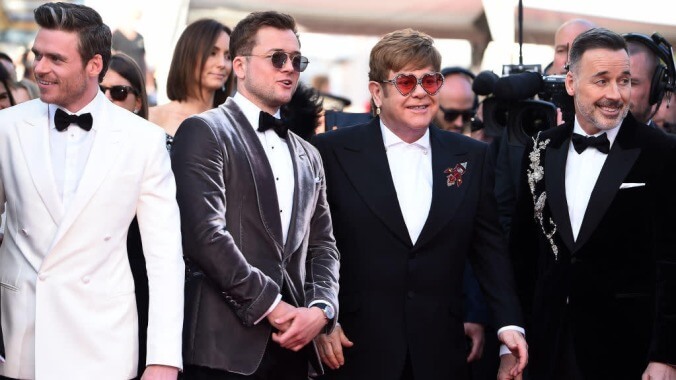 Proud dad Elton John keeps sending Taron Egerton positive Rocketman reviews