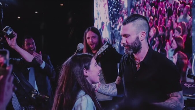 Here's the super relatable story of how Adam Sandler got Maroon 5 to perform at his daughter's Bat Mitzvah