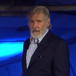 Harrison Ford honored late Chewbacca actor Peter Mayhew at the Galaxy’s Edge opening