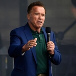 Today, friends, is the day you get to hear Arnold Schwarzenegger rap