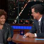 Former NSA employee Wanda Sykes tells Stephen Colbert that, yeah, he's probably bugged