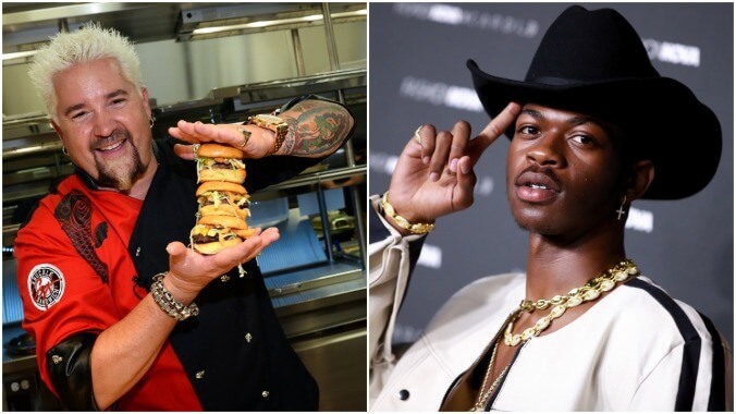 Lil Nas X calls Guy Fieri a "legend," teasing the bomb-dot-com collaboration that could be