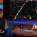 Mindy Kaling and Stephen Colbert swap Late Night advice, like turning off your damn watch phone