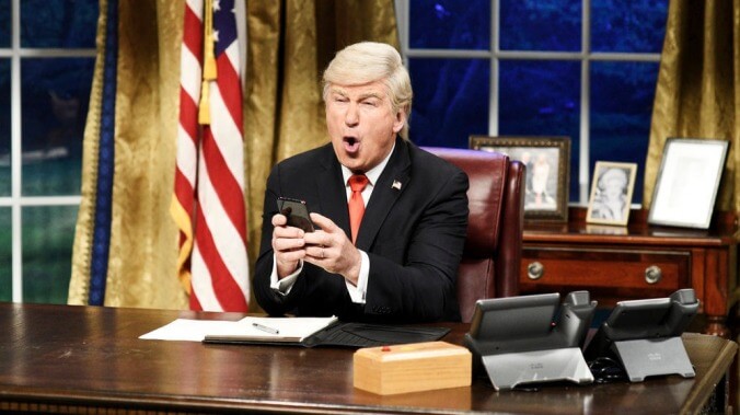 Alec Baldwin joins America in being "so done with" Alec Baldwin's Trump impression on SNL