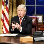 Alec Baldwin joins America in being "so done with" Alec Baldwin's Trump impression on SNL