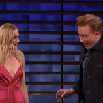 Sophie Turner and Conan O'Brien play tequila slaps, which is just what it sounds like