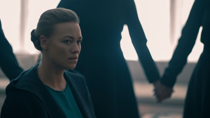 The Handmaid’s Tale puts the excellent Yvonne Strahovski in muddied waters