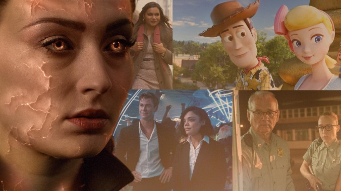 June brings a Dark Phoenix, the Men In Black, and lots of living toys to theaters everywhere