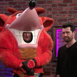Conan O'Brien and Billy Eichner playing Crash Team Racing is a complete mess