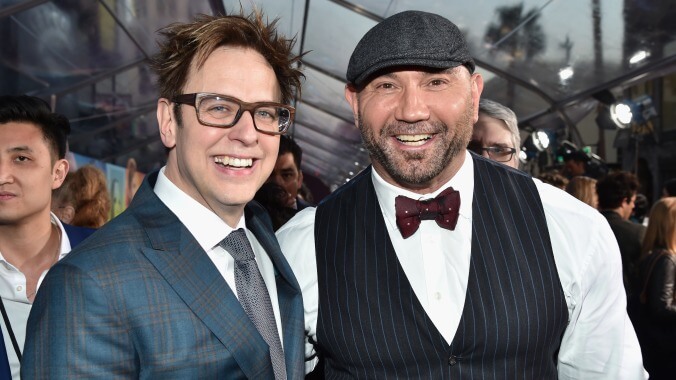 Dave Bautista is cool with Disney now, but he doesn't regret standing by James Gunn