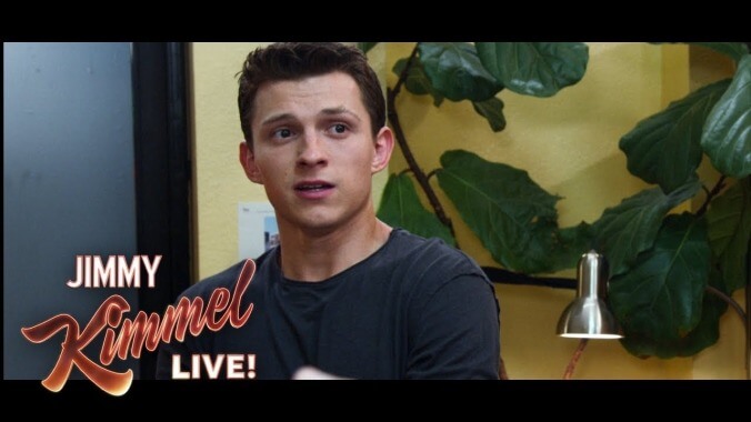 Jimmy Kimmel shares a "deleted scene" from Spider-Man: Far From Home