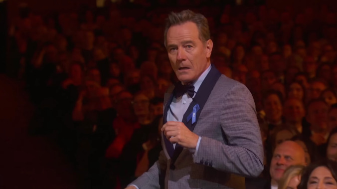 Watch the opening number from last night’s Tony Awards, featuring Bryan Cranston having to pee
