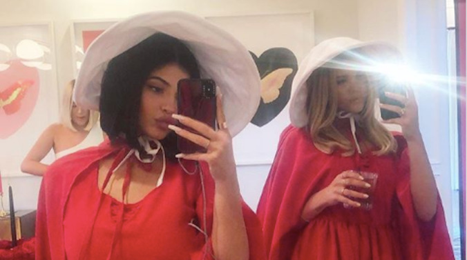 Kylie Jenner throws Handmaid’s Tale-themed party