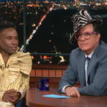 Pose's Billy Porter teaches Stephen Colbert about the political power of a man in a dress