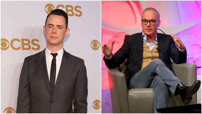 Colin Hanks really wants Michael Keaton to be his dad