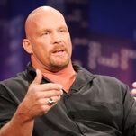 "Stone Cold" Steve Austin teaches the finer points of properly double-chugging beers