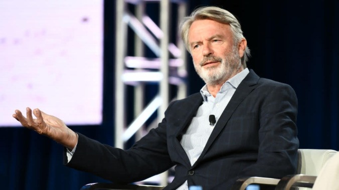 Sam Neill is the world's proudest duck dad