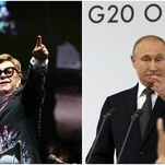 Elton John has some problems with Vladimir Putin's claim to "have no problems" with LGBTQ+ people