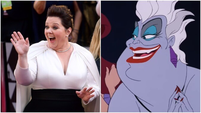 Melissa McCarthy might grow some tentacles for Disney's live-action The Little Mermaid