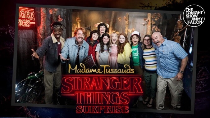 The Stranger Things kids freaked the fuck out of people at Madame Tussauds Wax Museum