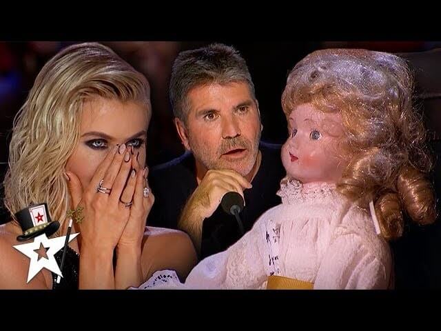 Watch Simon Cowell get spooked out of his mind in this weird AF America's Got Talent audition