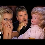 Watch Simon Cowell get spooked out of his mind in this weird AF America's Got Talent audition