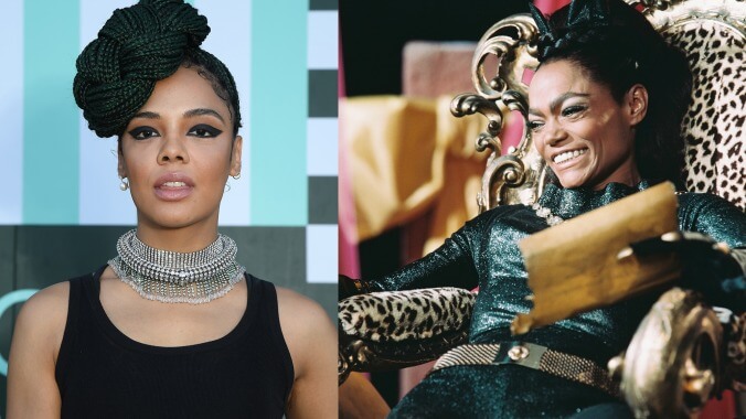 Cat's out of the bag—Tessa Thompson is playing Eartha Kitt on tonight's Drunk History