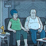 Embrace cartoon despair with the "Russian art film" version of The Simpsons' opening