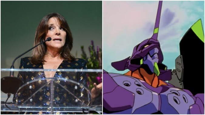 Marianne Williamson's new campaign strategy: critical reads of Neon Genesis Evangelion